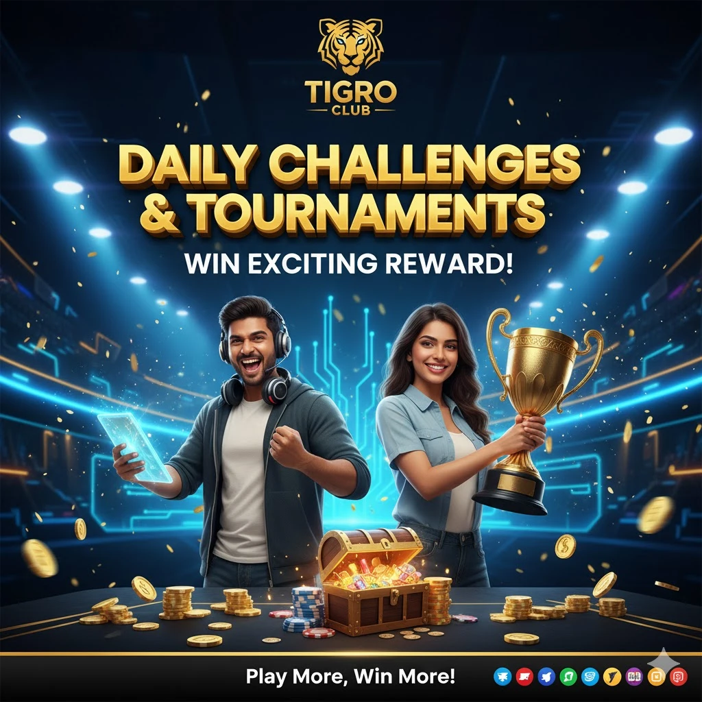 Tigro Club Daily Challenges & Tournaments